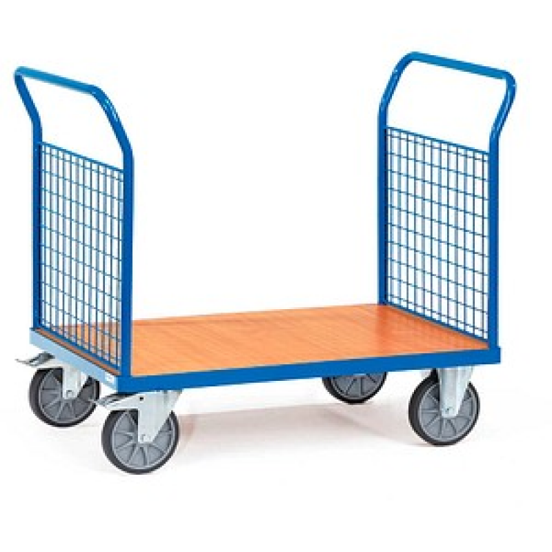 fetra Paketwagen Doppel-Stirnwandwagen 1520 blau 50,9 x 85,0 x 22,8 cm