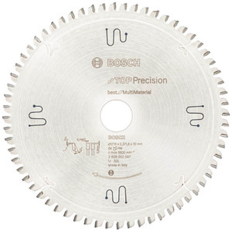 BOSCH Best for Multi Material Kreissägeblatt 216,0 mm, 64 Zähne, 1 St. – Bild 1 von 2
