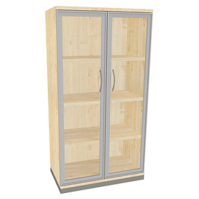 fm Aktenschrank Sidney, 4260267329344 königsahorn, Acrylglas klar 3 Fachböden 80,0 x 44,2 x 151,7 cm – Bild 1 von 2