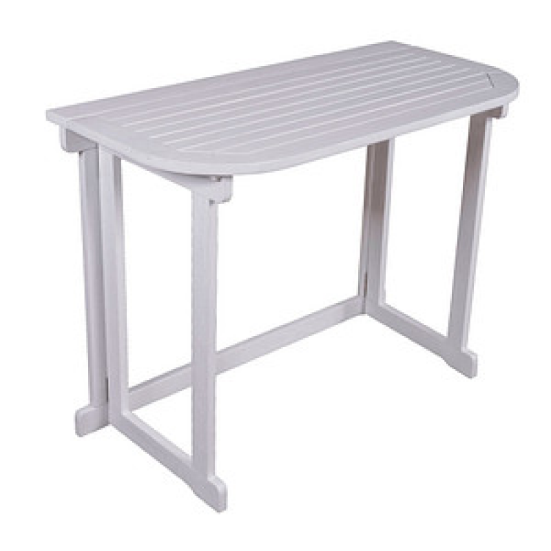 Garden Pleasure Gartentisch MANILA weiß rechteckig 76,0 x 100,0 x 50,0 cm – Bild 1 von 4