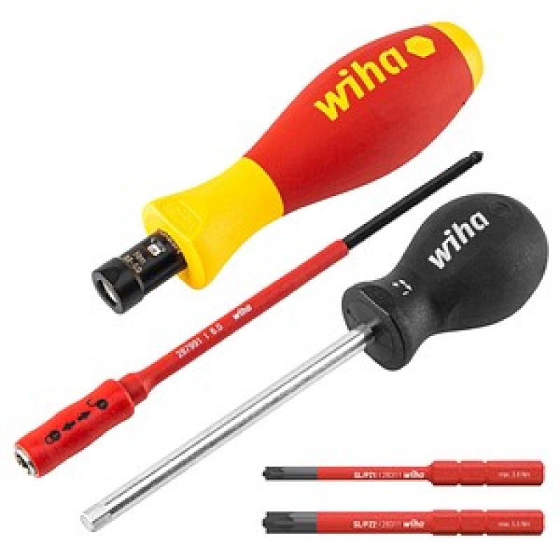 Wiha Drehmoment-Schraubendreher TorqueVario®-S electric PlusMinus/PZ 38074 5-tlg. – Bild 1 von 5