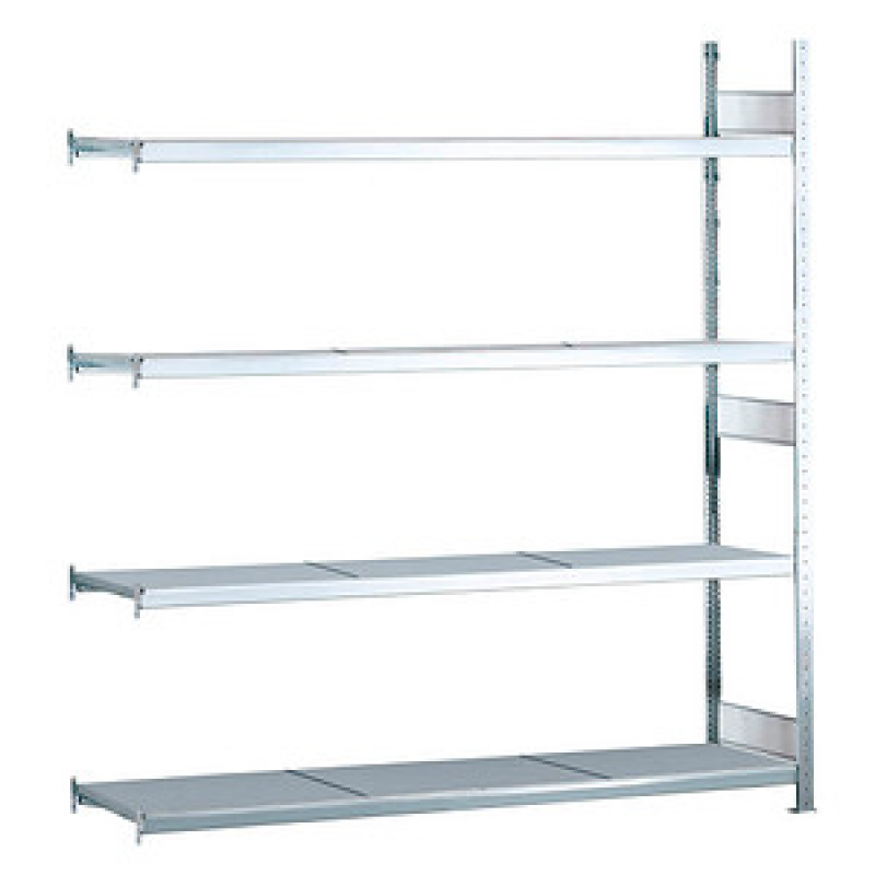 SCHULTE Anbau-Schwerlast-Weitspannregal WS 2000 15603 silber 225,0 x 50,0 x 250,0 cm – Bild 1 von 2