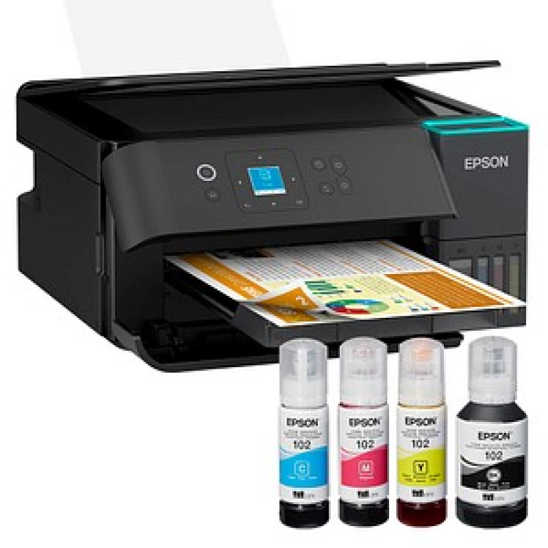 AKTION: EPSON EcoTank ET-2950 3 in 1 Tintenstrahl-Multifunktionsdrucker schwarz mit 40 Euro CashBack – Bild 1 von 11
