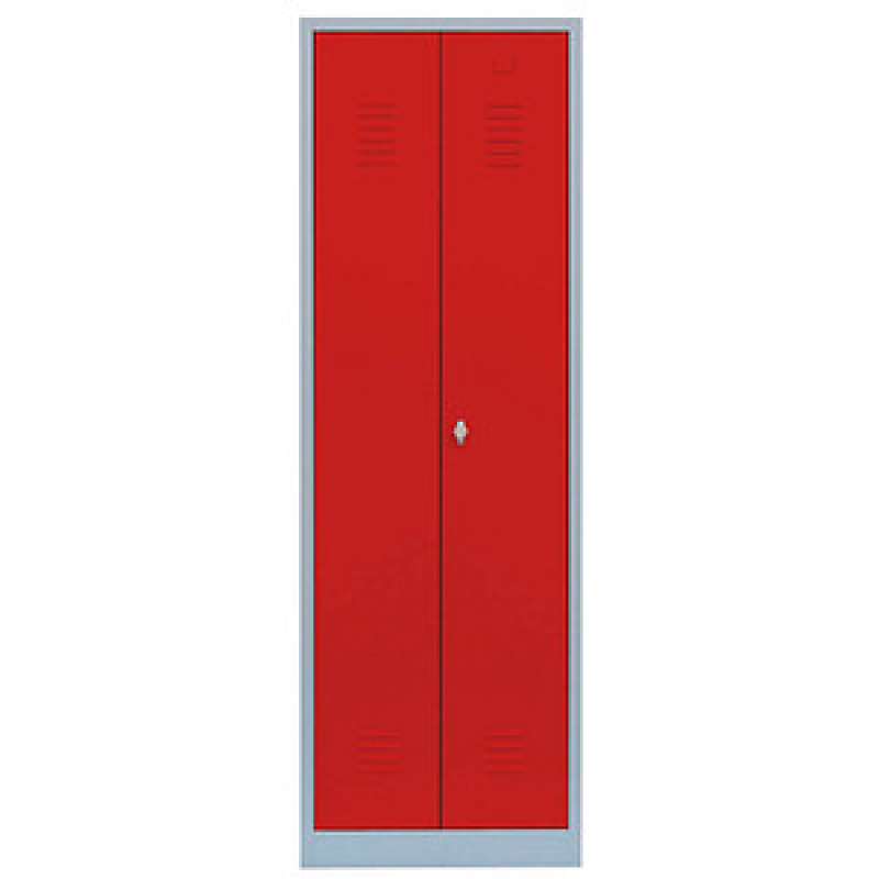 LÜLLMANN Spind feuerrot, lichtgrau 510714, 1 Schließfach 60,0 x 50,0 x 180,0 cm – Bild 1 von 7