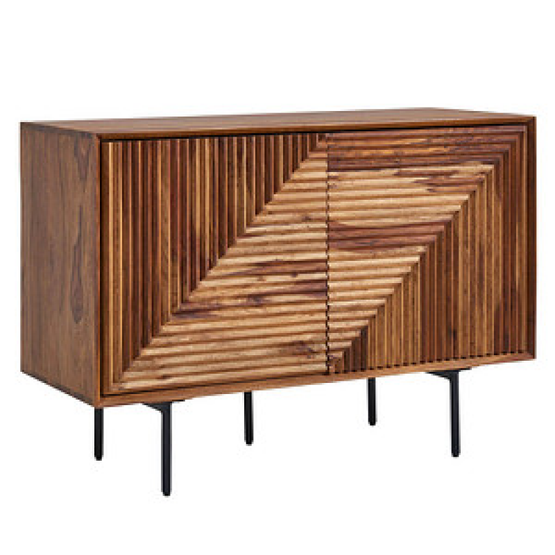 WOHNLING Sideboard, WL6.560 sheesham 100,0 x 40,0 x 71,0 cm, 1 St. – Bild 1 von 7