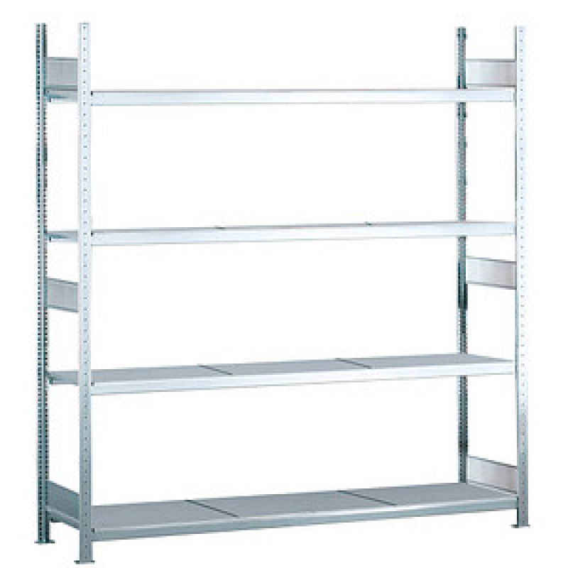SCHULTE Schwerlast-Weitspannregal WS 2000 15604 silber 225,0 x 60,0 x 250,0 cm – Bild 1 von 2
