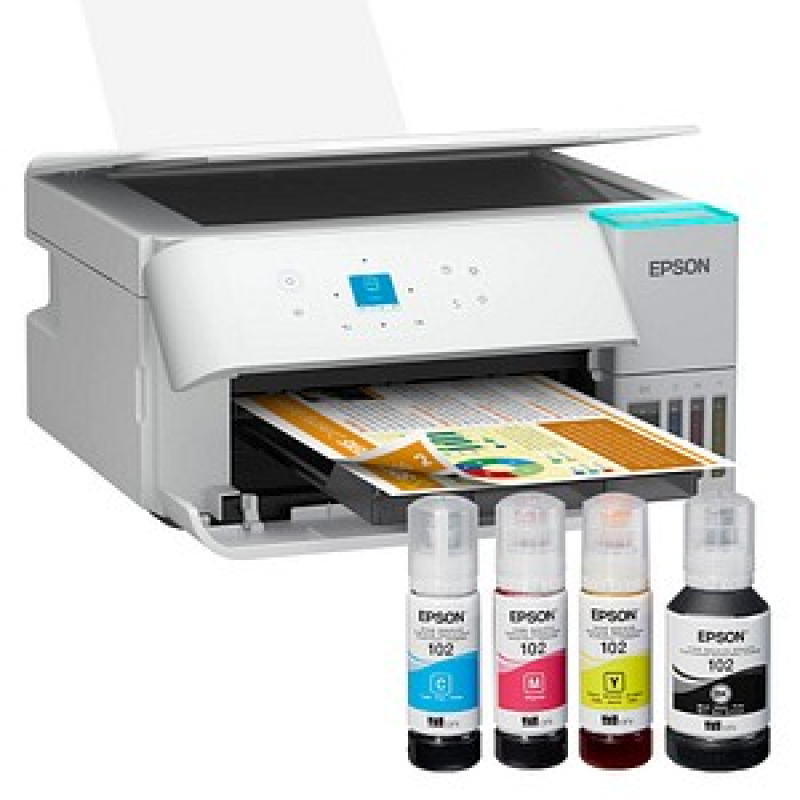 AKTION: EPSON EcoTank ET-2956 3 in 1 Tintenstrahl-Multifunktionsdrucker weiß mit 40 Euro CashBack – Bild 1 von 11