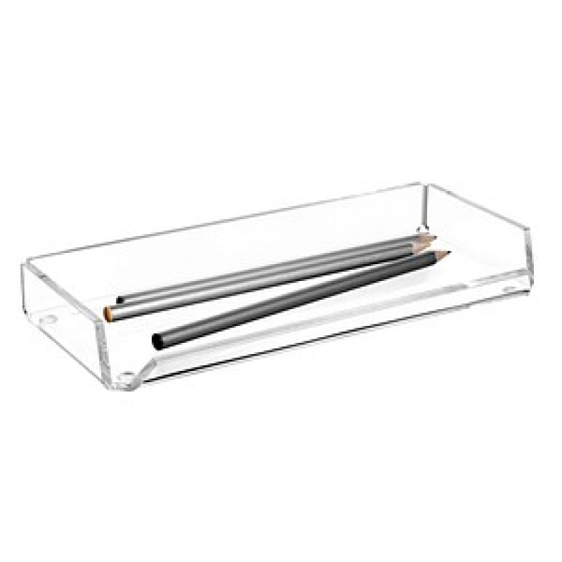 MAUL Stiftablage glasklar Acryl 22,0 x 10,0 x 3,0 cm – Bild 1 von 3