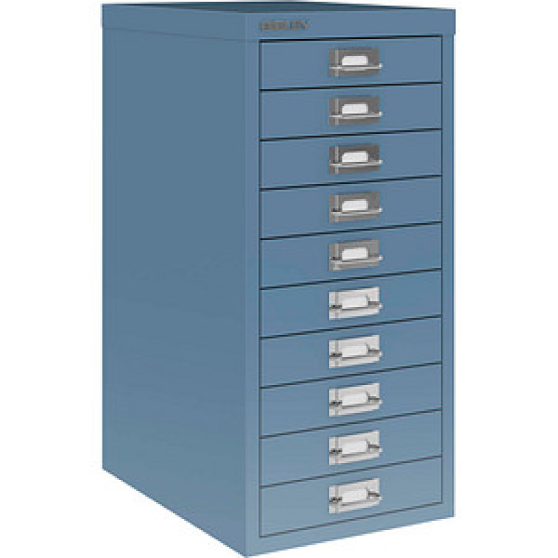BISLEY MultiDrawer™ L2910 Schubladenschrank blau 10 Schubladen 27,8 x 38,0 x 59,0 cm, 1 St. – Bild 1 von 3