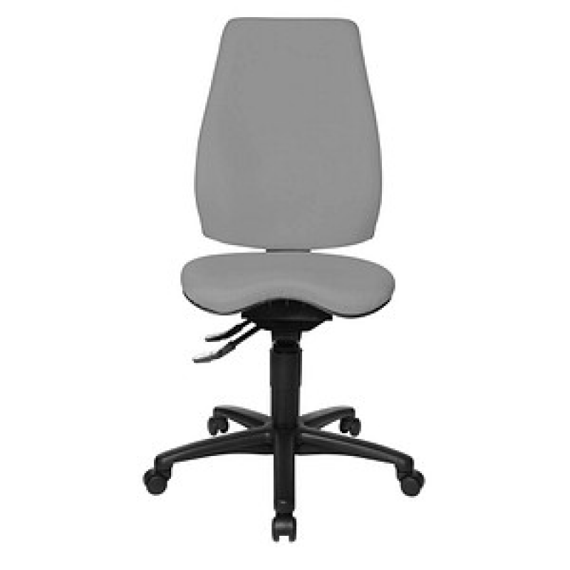 Topstar Bürostuhl Body Balance 450, BAK450T23 Stoff grau, Gestell schwarz – Bild 1 von 2