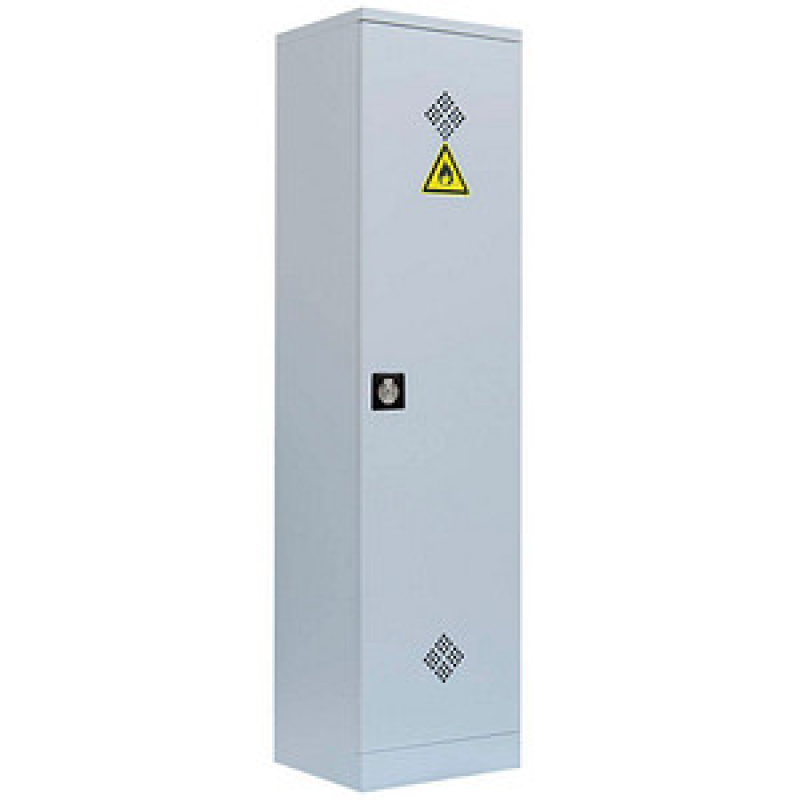 LÜLLMANN Umweltschrank 566240 lichtgrau 4 Fachböden 50,0 x 42,2 x 195,0 cm, aufgebaut, 1 St. – Bild 1 von 3