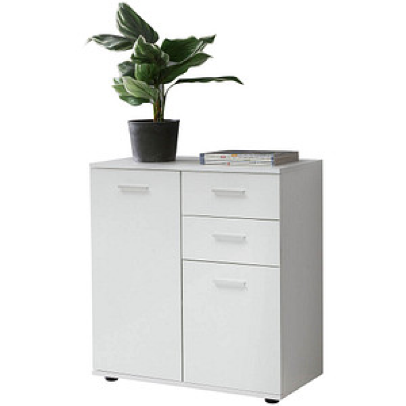 WOHNLING Kommode, WL5.287 weiß 71,0 x 35,5 x 78,0 cm, 1 St. – Bild 1 von 7