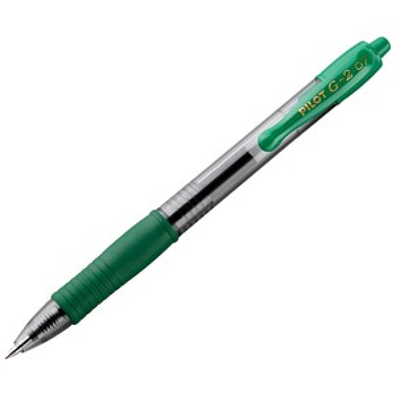 PILOT G2 Gelschreiber grün/transparent 0,4 mm, Schreibfarbe: grün, 1 St. – Bild 1 von 5