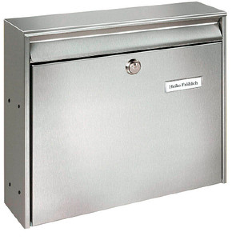 BURG WÄCHTER Briefkasten Borkum 20390 silber – Bild 1 von 8