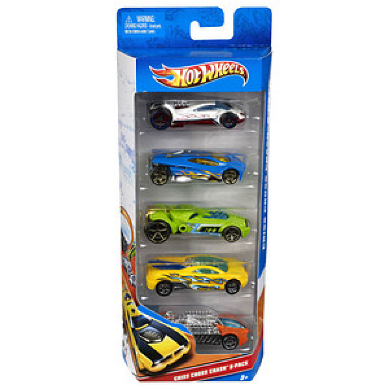 Mattel GAMES Hot Wheels 1806 Spielzeugautos, 5 St. – Bild 1 von 3