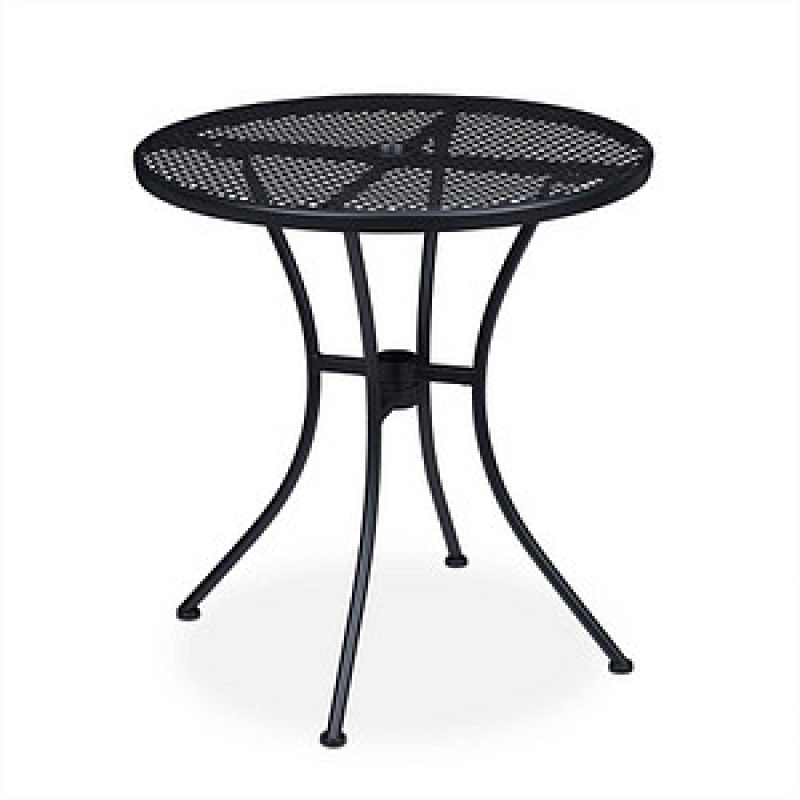 relaxdays Gartentisch schwarz rund 72,0 cm – Bild 1 von 9