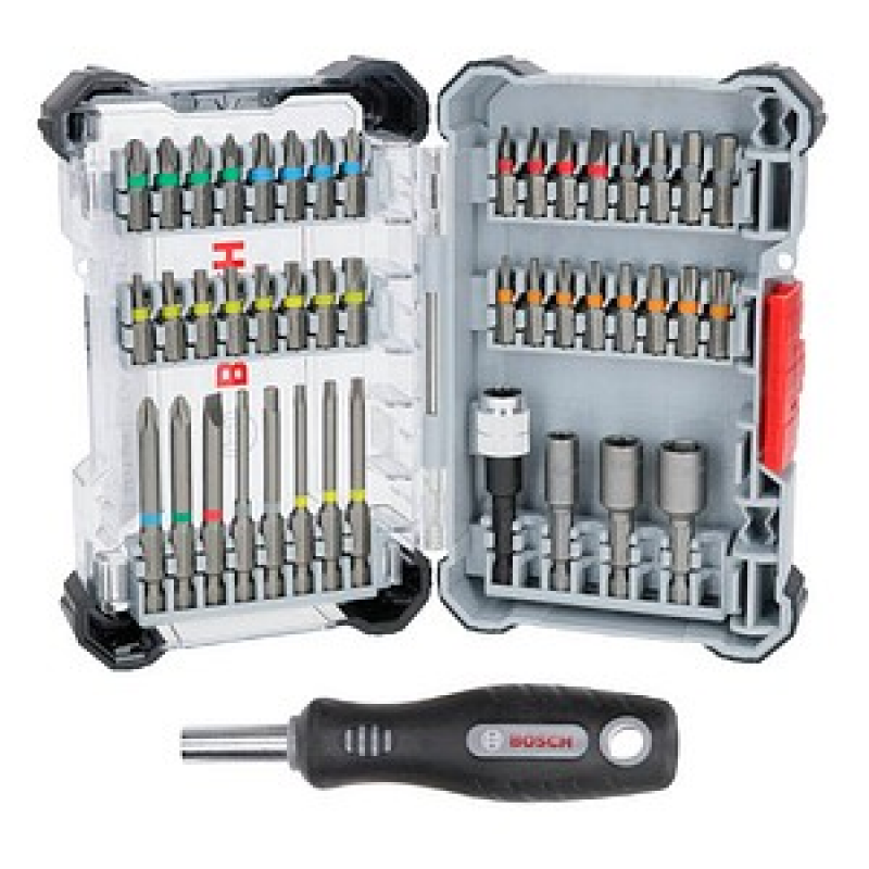 AKTION: BOSCH Bit-Set Extra Hard, 44-teilig mit Prämie nach Registrierung – Bild 1 von 2