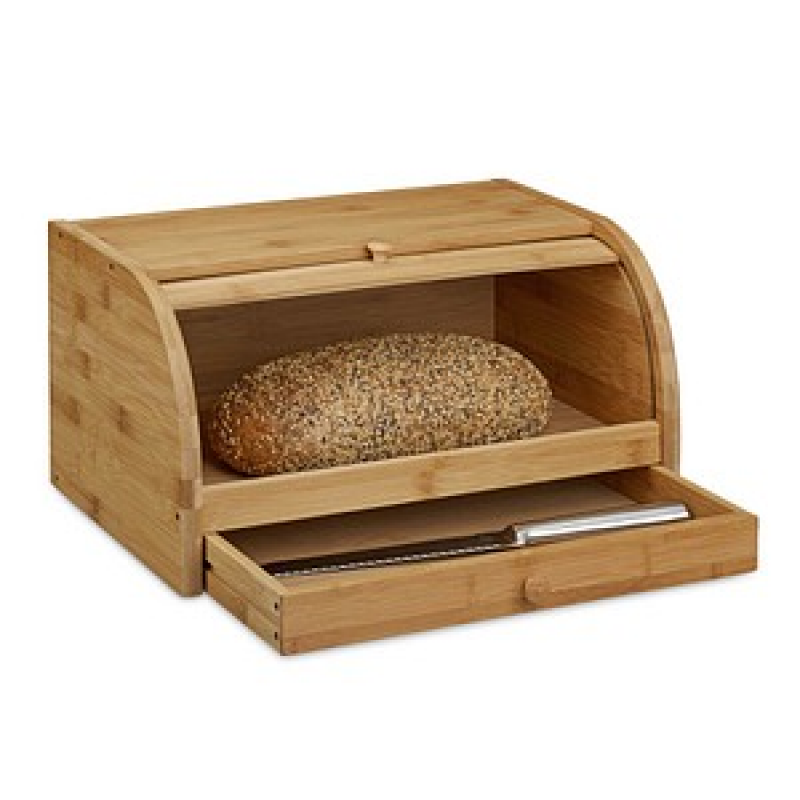 relaxdays Brotkasten braun, 1 St. – Bild 1 von 10