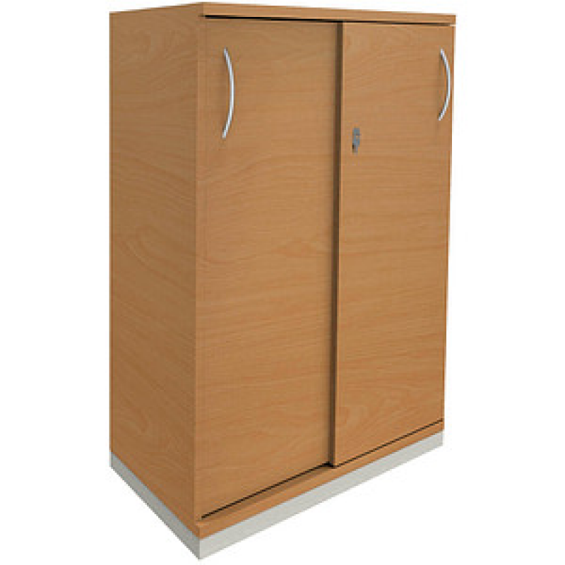fm Schiebetürenschrank Sidney, 4260267327845 buche 2 Fachböden 80,0 x 44,2 x 113,3 cm – Bild 1 von 3