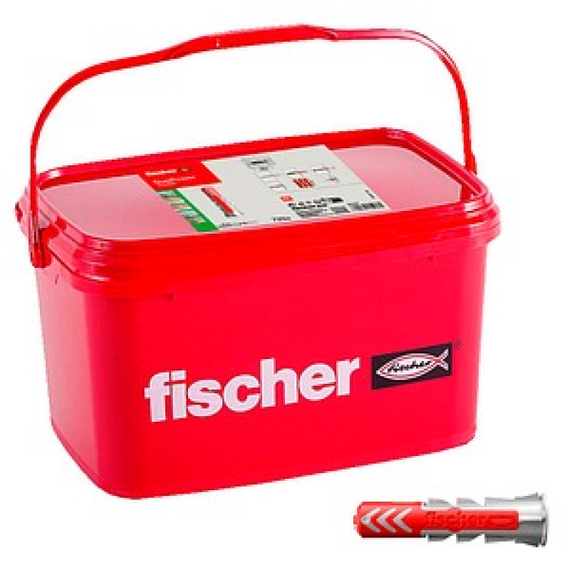 AKTION: fischer DuoPower 10x50 im Eimer 2K 564117 Universaldübel Ø 10 mm x 50 mm, 720 St. mit Prämie nach Registrierung – Bild 1 von 3