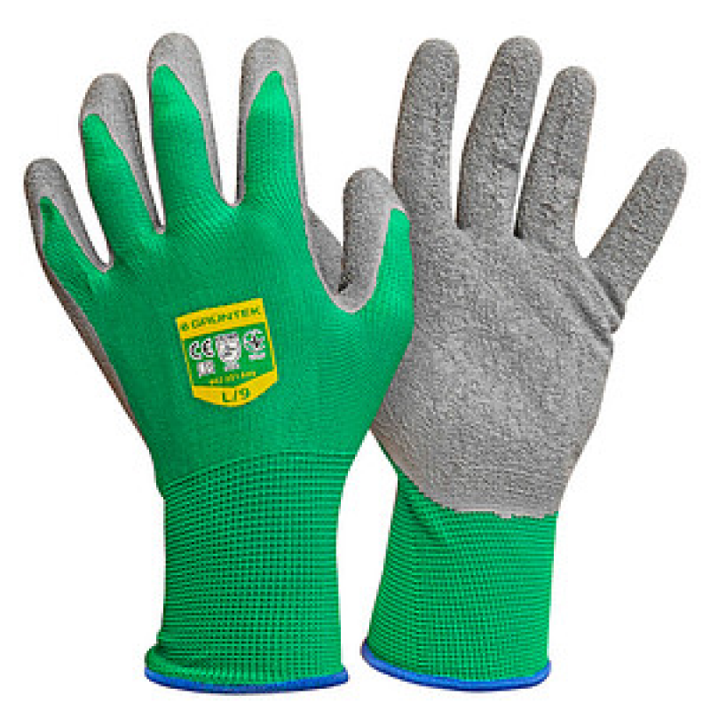 GRÜNTEK® unisex Gartenhandschuhe grün Größe 9, 5 Paar – Bild 1 von 8