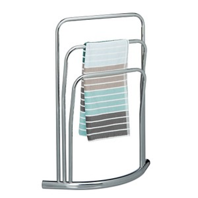 relaxdays Handtuchständer CURVY silber, 1 St. – Bild 1 von 7