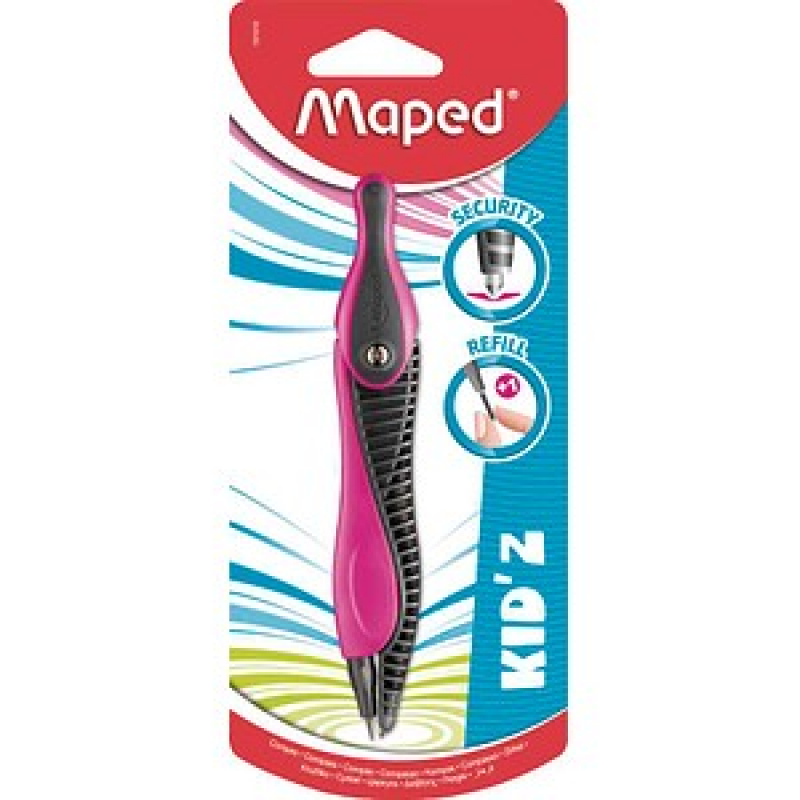 maped Zirkel KID´Z pink, grün, blau, 1 St. – Bild 1 von 8