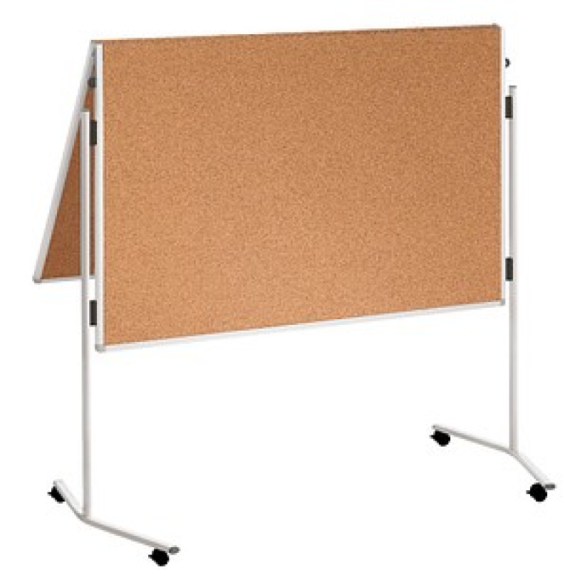 FRANKEN Moderationswand ECO klappbar 120,0 x 150,0 cm braun – Bild 1 von 2
