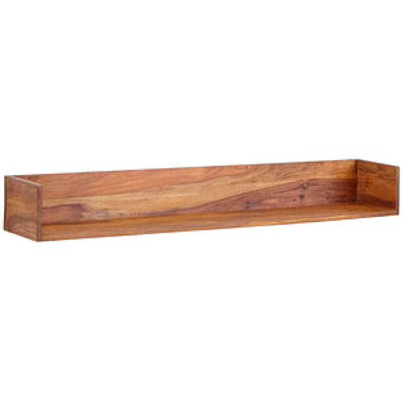 WOHNLING Wandregal sheesham 120,0 x 20,0 x 15,0 cm, 1 St. – Bild 1 von 6
