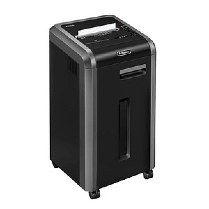 Fellowes Microshred 225Mi Aktenvernichter mit Partikelschnitt P-5, 2 x 12 mm, bis 13 Blatt, schwarz – Bild 1 von 7
