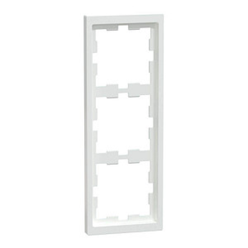 MERTEN 3-fach Steckdosenrahmen weiß 22,3 x 8,1 cm, 1 St.