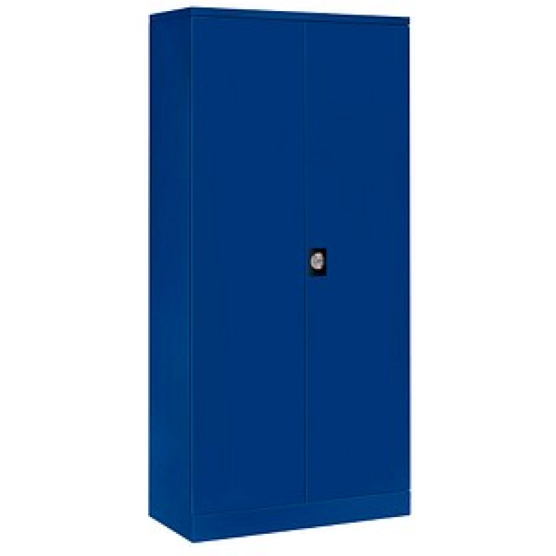 Gürkan Stahlschrank 109923 enzianblau 4 Fachböden 92,0 x 42,0 x 195,0 cm, aufgebaut, 1 St. – Bild 1 von 5