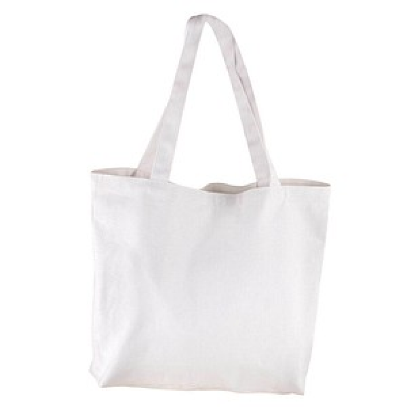 Rayher Einkaufstasche shopper Basic Stoff weiß 53987102 – Bild 1 von 2