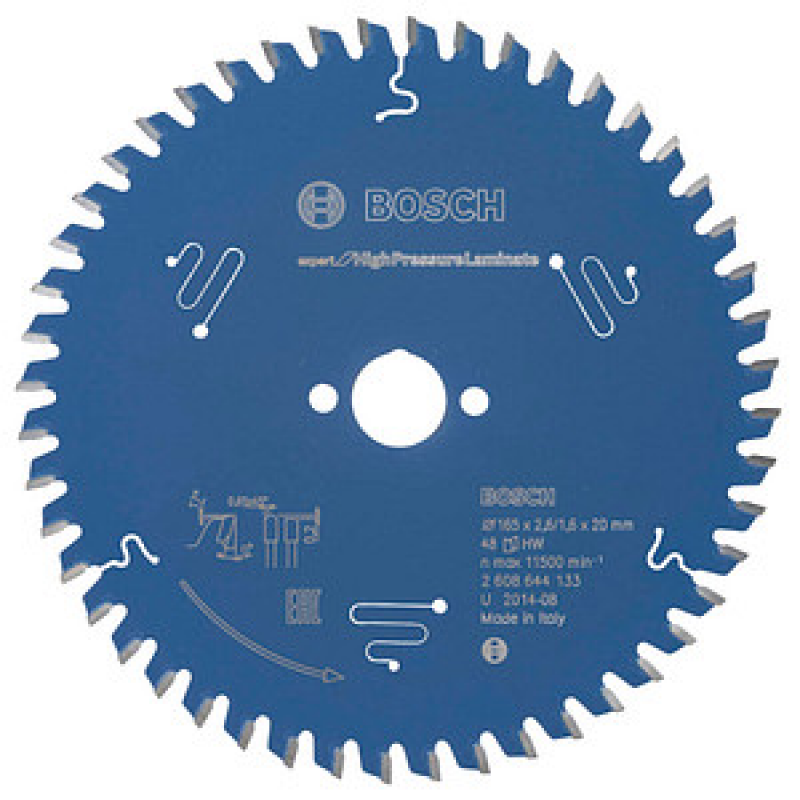 AKTION: BOSCH EXPERT for High Pressure Laminat Kreissägeblatt 165,0 mm, 48 Zähne, 1 St. mit Prämie nach Registrierung – Bild 1 von 2