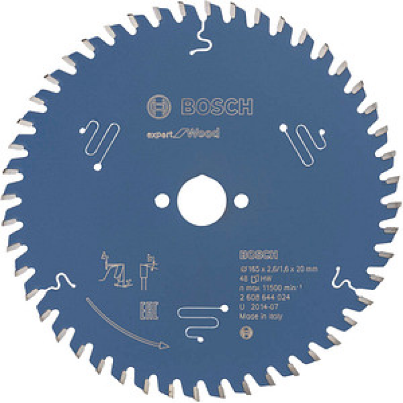 AKTION: BOSCH EXPERT for Wood Kreissägeblatt 165,0 mm, 48 Zähne, 1 St. mit Prämie nach Registrierung – Bild 1 von 2