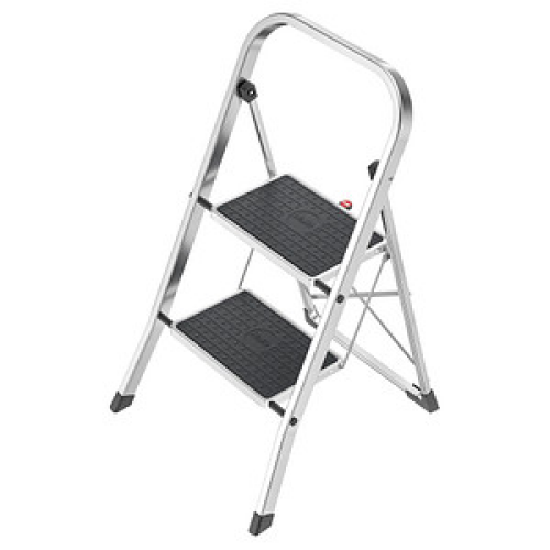 Hailo Klapptritt K70 StandardLine silber 2 Stufen, H: 83,0 cm – Bild 1 von 7