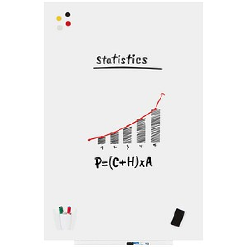 rocada Whiteboard Skinwhiteboard 100,0 x 150,0 cm weiß Stahl – Bild 1 von 4