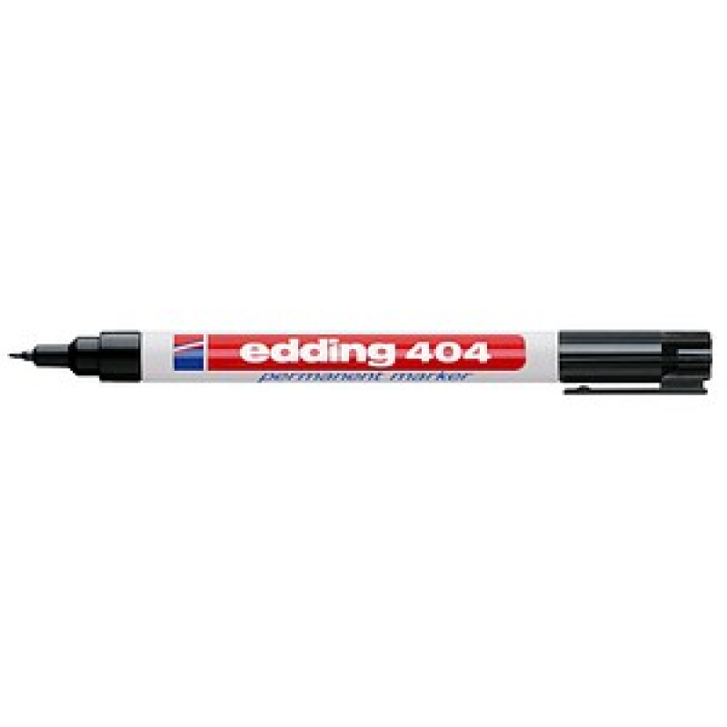 edding 404 Permanentmarker schwarz 0,75 mm, 10 St.