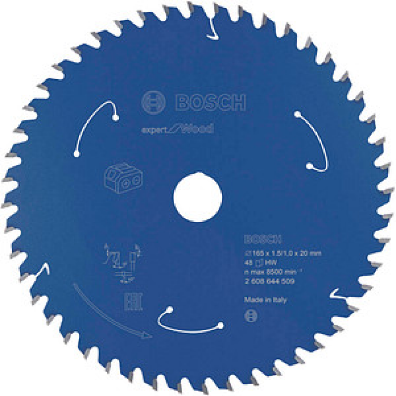 BOSCH EXPERT for Wood Kreissägeblatt 165,0 mm, 48 Zähne, 1 St. – Bild 1 von 2