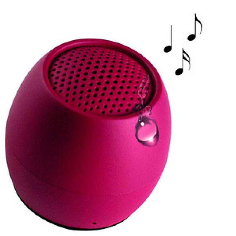 BOOMPODS ZERO Bluetooth-Lautsprecher rubinrot – Bild 1 von 4