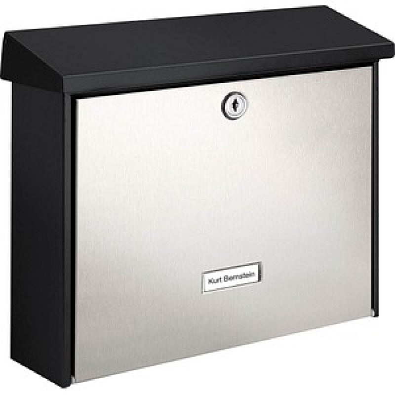 BURG WÄCHTER Briefkasten London 61770 schwarz, silber – Bild 1 von 8