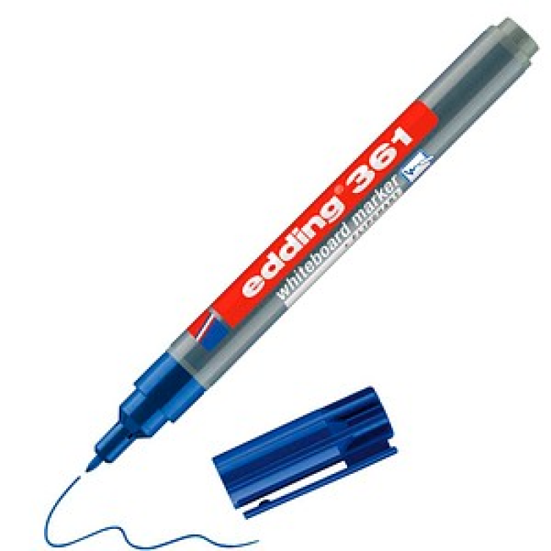 edding 361 Whiteboard-Marker blau 1,0 mm, 1 St. – Bild 1 von 6