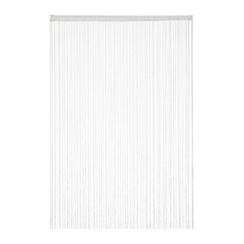 relaxdays Fadenvorhang weiß 145,0 x 245,0 cm – Bild 1 von 8