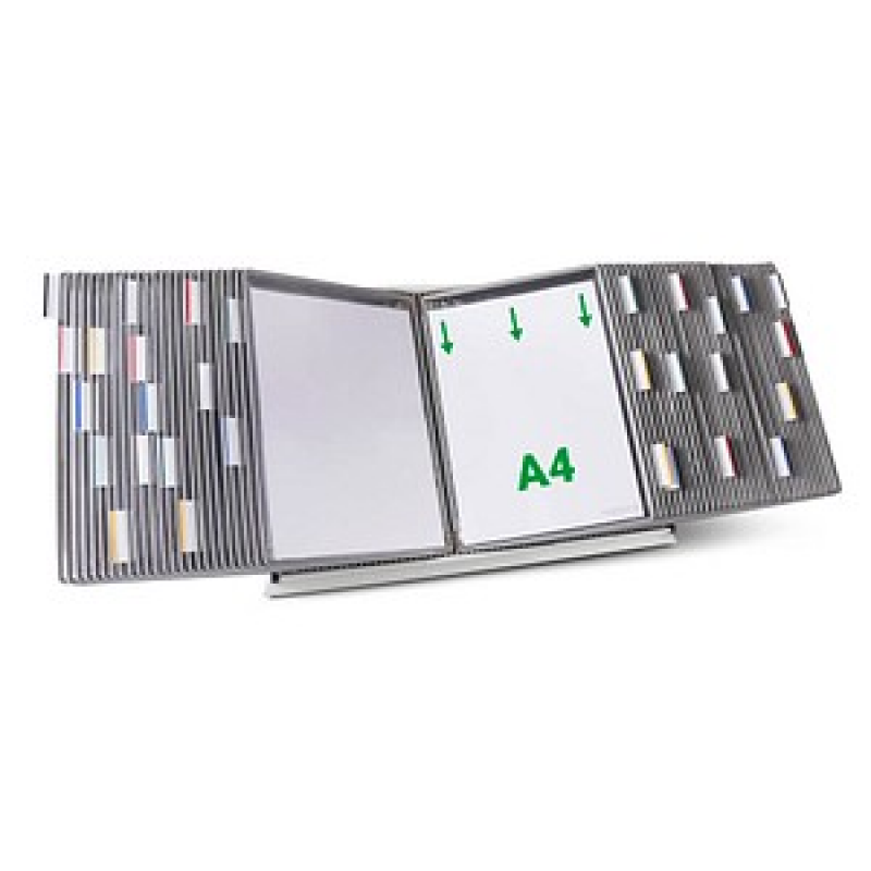 tarifold Sichttafelsystem 434600 DIN A4 grau mit 60 St. Sichttafeln, 1 St.