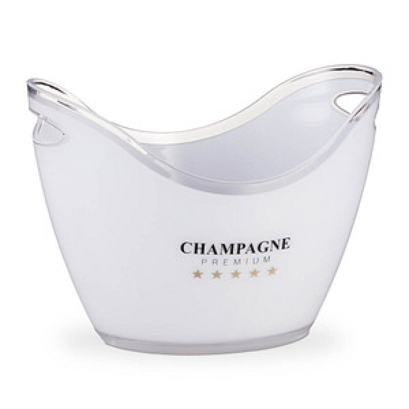 relaxdays Champagnerkühler weiß – Bild 1 von 8