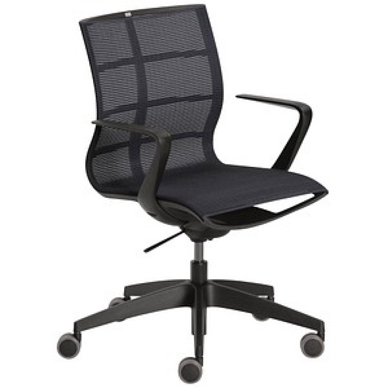 sedus Bürostuhl se:joy, EC-880/001 Stoff anthrazit, Gestell schwarz – Bild 1 von 7