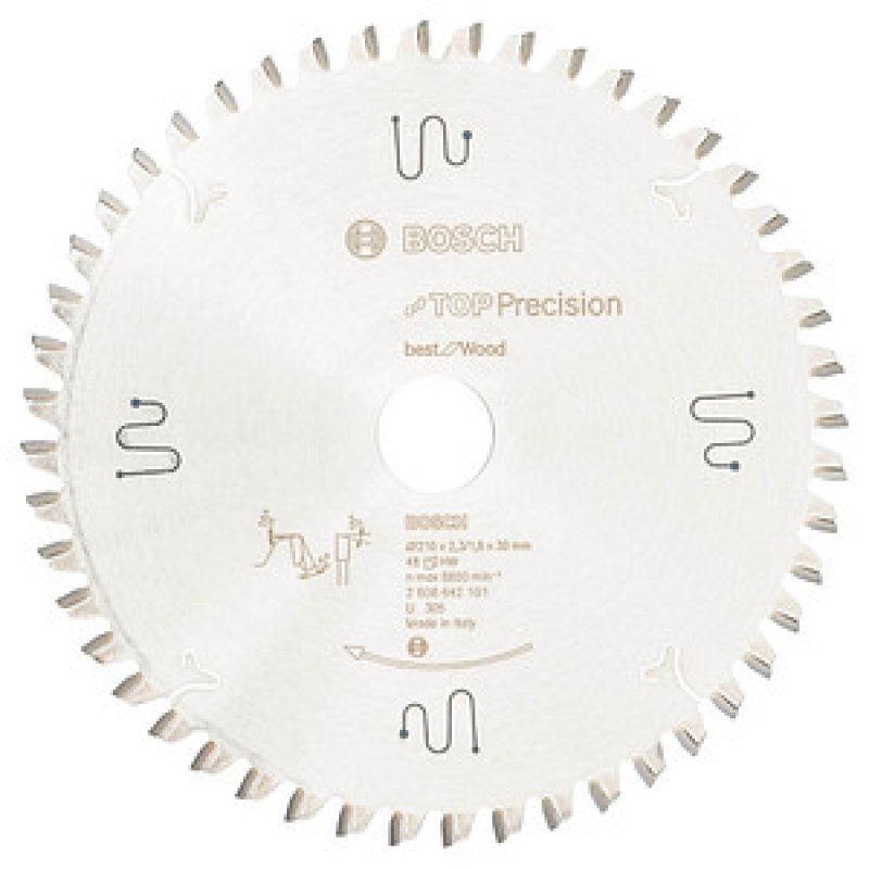 BOSCH Best for Wood Kreissägeblatt 216,0 mm, 48 Zähne, 1 St. – Bild 1 von 2
