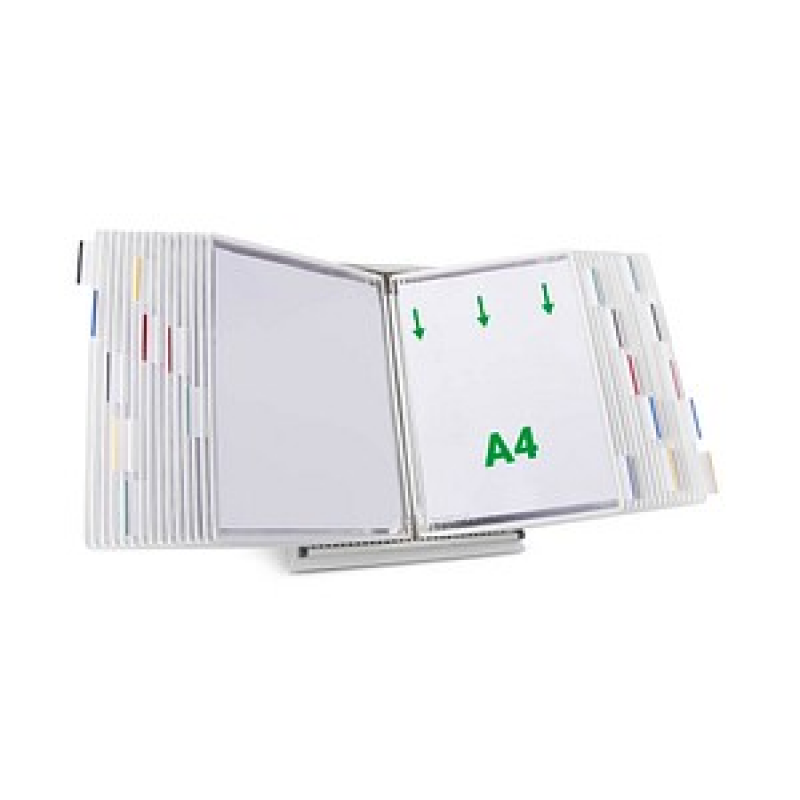 tarifold Sichttafelsystem 434302 DIN A4 weiß mit 30 St. Sichttafeln, 1 St.