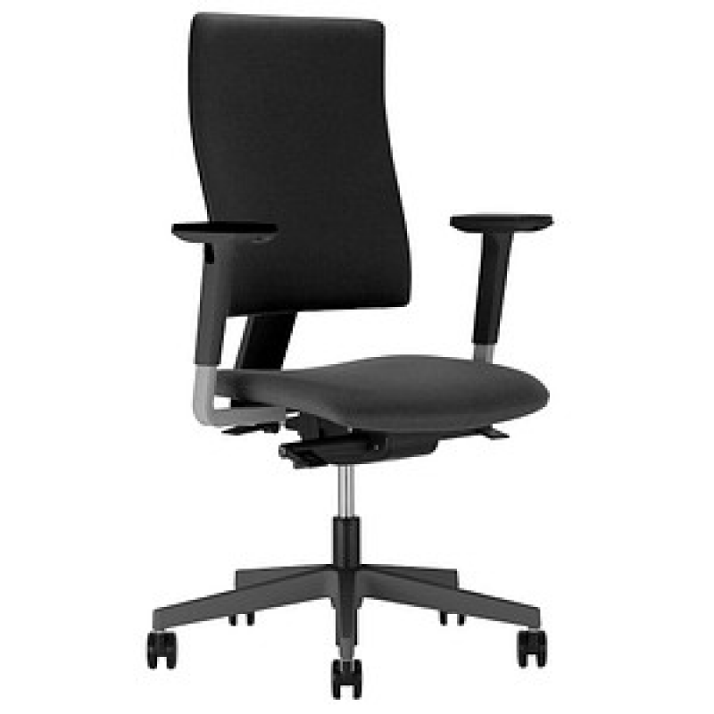 Nowy Styl Bürostuhl 4ME Stoff schwarz, Gestell schwarz – Bild 1 von 3
