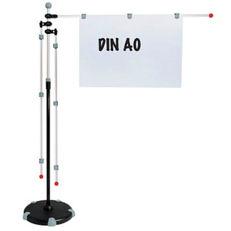 MAUL Planhalter DIN A0 schwarz Rollenfuß, 1 St. – Bild 1 von 4